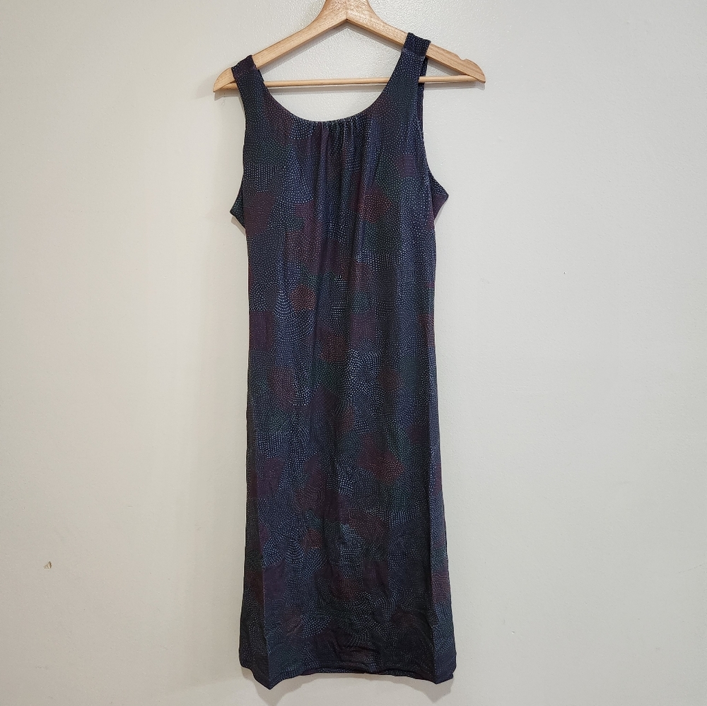 prAna Women's Skypath Dress, Size XL in deep pine dotty color. Athleisure/Casual - Picture 3 of 12